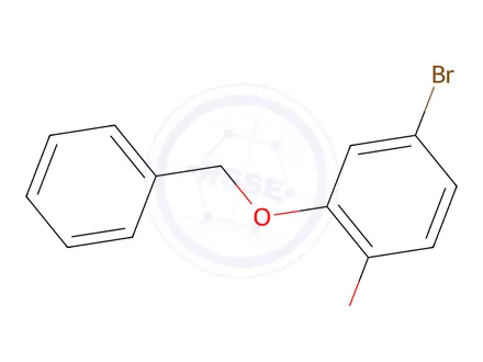 Chemical structure of 2-Benzyloxy-4-bromophenol