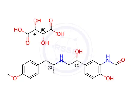 Chemical structure of Formoterol tartrate