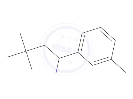 Chemical structure of 3,3-Dimethyl-1-(m-tolyl)butan-1-amine