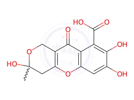 Chemical structure of Fulvic Acid