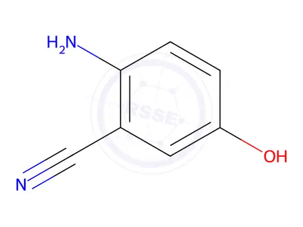 Chemical structure of 2-Amino-5-hydroxybenzonitrile
