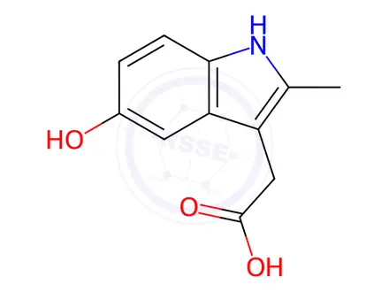 Chemical structure of O-Desmethyl-N-deschlorobenzoyl Indomethacin