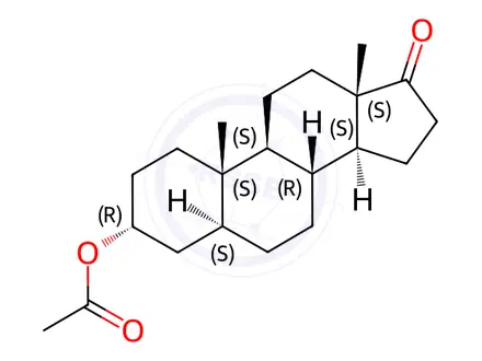 Chemical structure of Androsterone Impurity 15