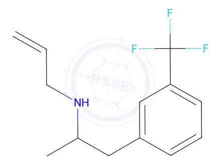Chemical structure of N-Allyl-α-methyl-3-(trifluoromethyl)phenethylamine