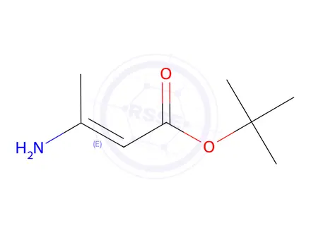 Chemical structure of (E)-tert-Butyl 3-aminobut-2-enoate