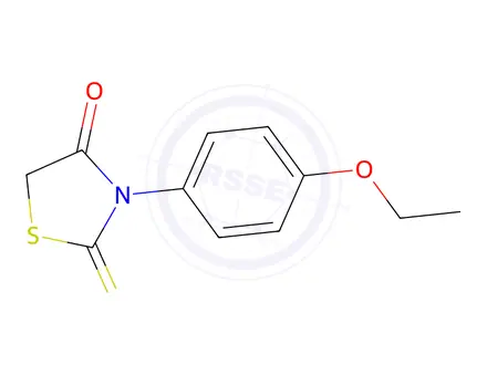 Chemical structure of 3-(4-Ethoxyphenyl)-2-thioxothiazolidin-4-one
