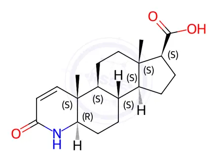 Chemical structure of Dutasteride EP Impurity A