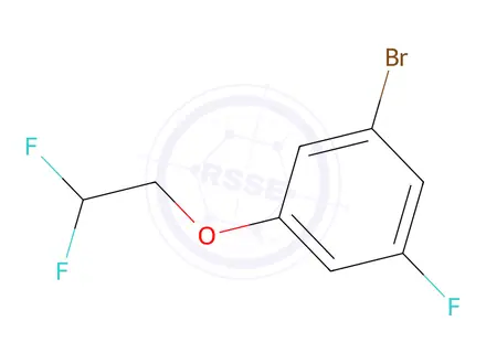 Chemical structure of 1-Bromo-3-(2,2-difluoroethoxy)-5-fluorobenzene