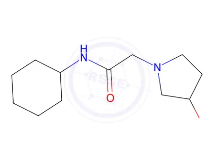 Chemical structure of n-cyclohexyl-2-(3-hydroxypyrrolidin-1-yl)acetamide