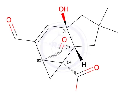 Chemical structure of 9-BETA-HYDROXYMARASMICACID
