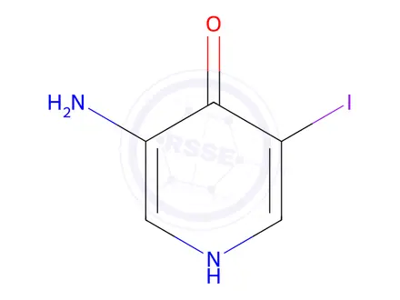 Chemical structure of 3-AMino-5-iodo-pyridin-4-ol