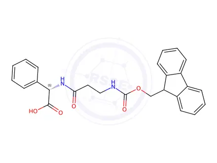 Chemical structure of Fmoc-β-Ala-Phg-OH