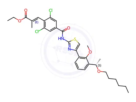 Chemical structure of Lusutrombopag Impurity 10