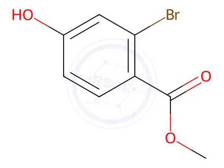 Chemical structure of Methyl 2-bromo-4-hydroxybenzoate