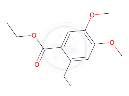 Chemical structure of Ethyl 2-(bromomethyl)-4,5-dimethoxybenzoate