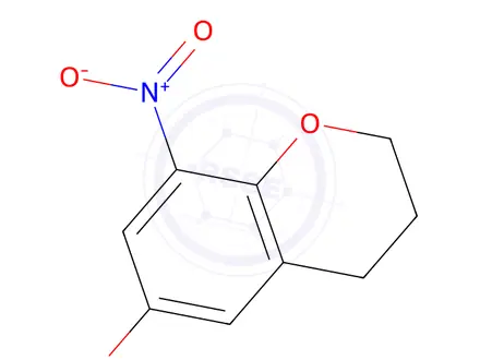 Chemical structure of 8-Nitrochroman-6-ol