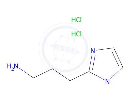 Chemical structure of 3-(1-Methyl-1H-imidazol-2-yl)propan-1-amine dihydrochloride