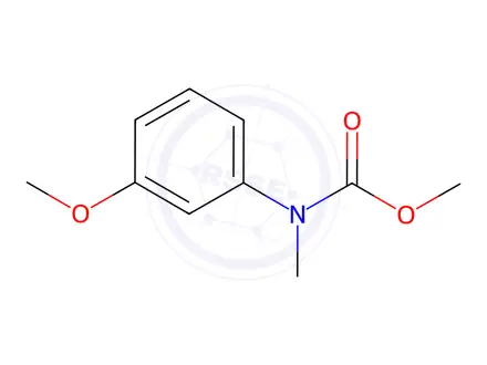 Chemical structure of Carbamic Acid, (3-Methoxyphenyl)Methyl-, Methyl Ester