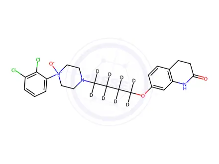 Chemical structure of Aripiprazole-d8 N4-Oxide