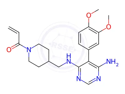 Chemical structure of Evobrutinib Impurity 59