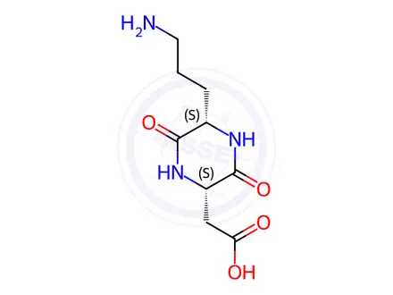 Chemical structure of L-Ornithine L-Aspartate Impurity 11