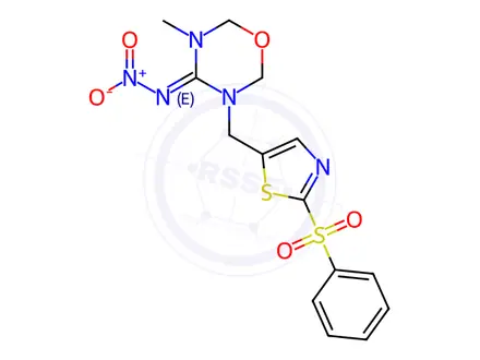 Chemical structure of Thiamethoxam Impurity 2