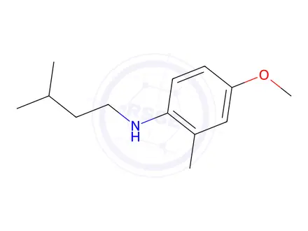 Chemical structure of n-Isopentyl-4-methoxy-2-methylaniline