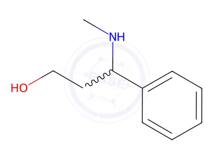 Chemical structure of γ-(Methylamino)benzenepropanol