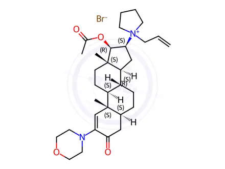 Chemical structure of Rocuronium Bromide EP Impurity H