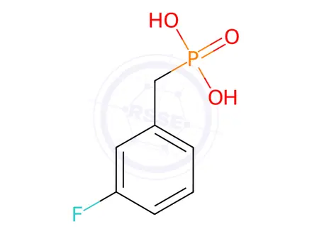 Chemical structure of 3-Fluorobenzylphosphonic acid