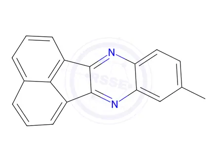 Chemical structure of 9-Methylacenaphtho(1,2-B)quinoxaline
