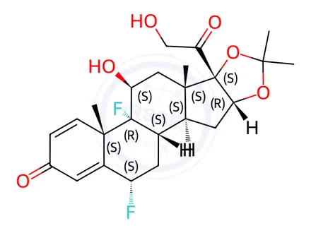 Chemical structure of Fluocinolone acetonide
