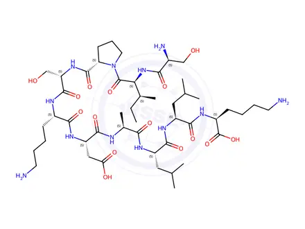 Chemical structure of SODEFRIN ACETATE