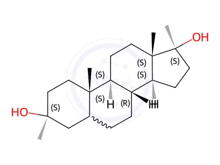Chemical structure of Stanozolol Impurity 1