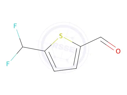 Chemical structure of 5-(Difluoromethyl)thiophene-2-carbaldehyde