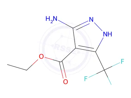 Chemical structure of ETHYL 5-AMINO-3-(TRIFLUOROMETHYL)-1H-PYRAZOLE-4-CARBOXYLATE