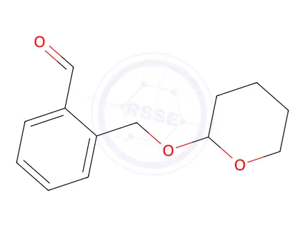 Chemical structure of 2-[[(Tetrahydropyran-2-yl)oxy]methyl]benzaldehyde