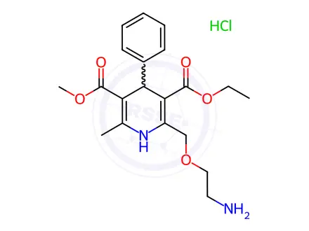 Chemical structure of Deschloro Amlodipine Hydrochloride