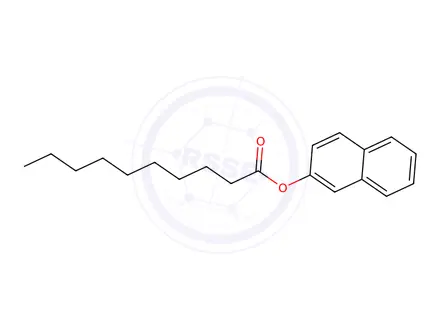 Chemical structure of B-NAPHTHYL CAPRATE