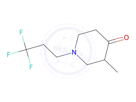 Chemical structure of 3-Methyl-1-(3,3,3-trifluoropropyl)piperidin-4-one