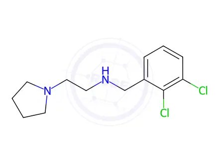Chemical structure of n-(2,3-Dichlorobenzyl)-2-(pyrrolidin-1-yl)ethan-1-amine