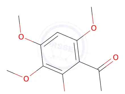Chemical structure of 1-(2,3,4,6-Tetramethoxyphenyl)ethan-1-one