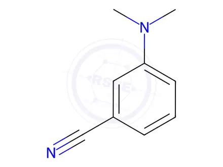 Chemical structure of 3-(Dimethylamino)benzonitrile
