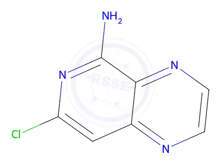 Chemical structure of 7-Chloropyrido[3,4-b]pyrazin-5-amine
