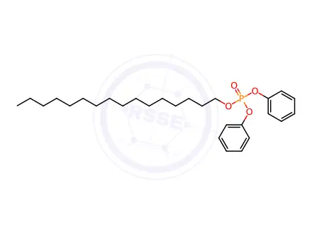 Chemical structure of Hexadecyl Diphenyl Phosphate