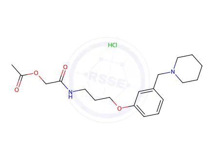 Chemical structure of Roxatidine Acetate Hydrochloride
