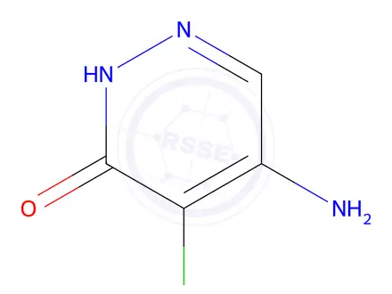 Chemical structure of 5-Amino-4-chloro-3-pyridazinone