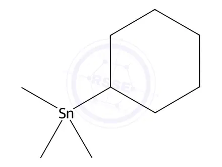 Chemical structure of Cyclohexyltrimethyltin(IV)