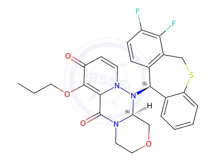 Chemical structure of Baloxavir Marboxil Impurity 262