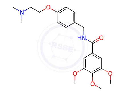 Chemical structure of Trimethobenzamide Solution in Acetonitrile